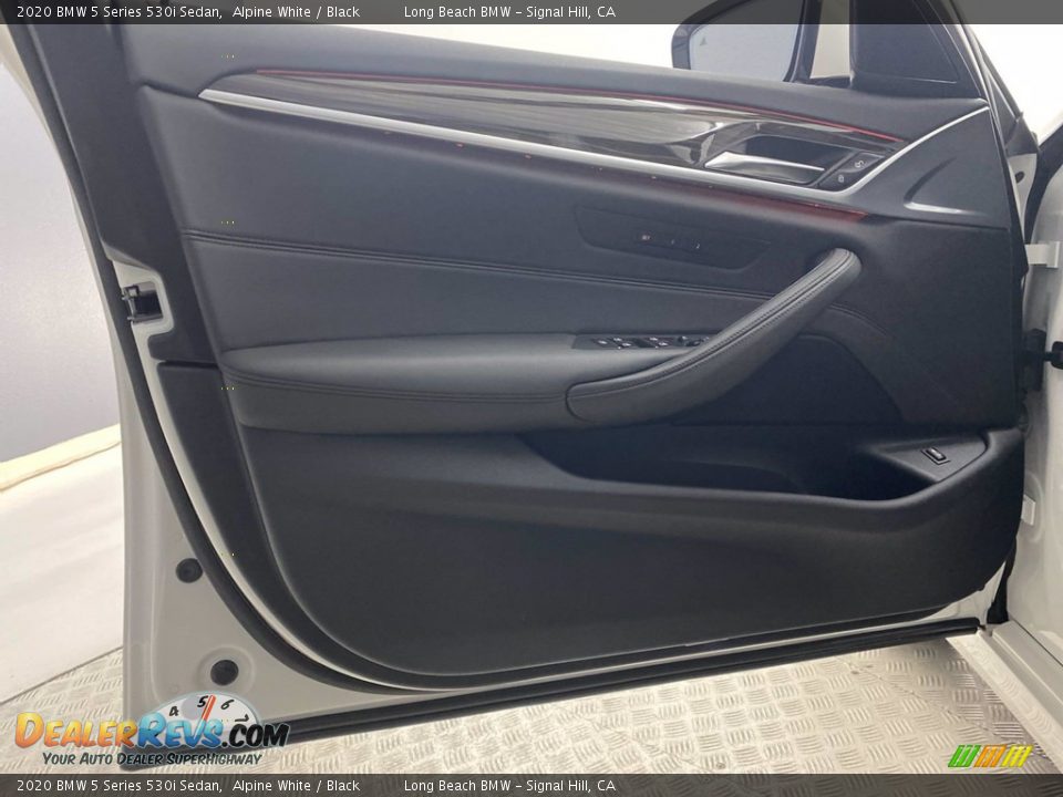 2020 BMW 5 Series 530i Sedan Alpine White / Black Photo #13