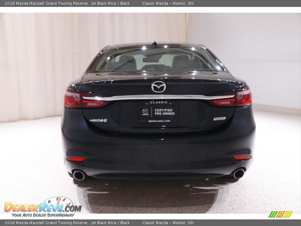 2018 Mazda Mazda6 Grand Touring Reserve Jet Black Mica / Black Photo #18