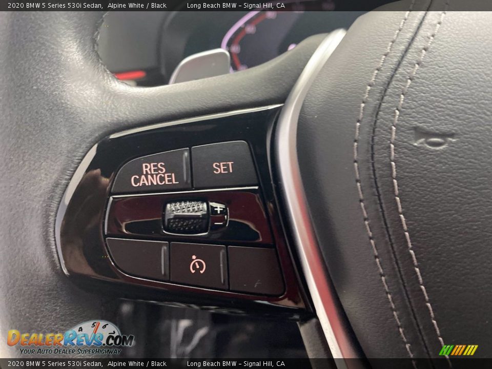 2020 BMW 5 Series 530i Sedan Alpine White / Black Photo #19