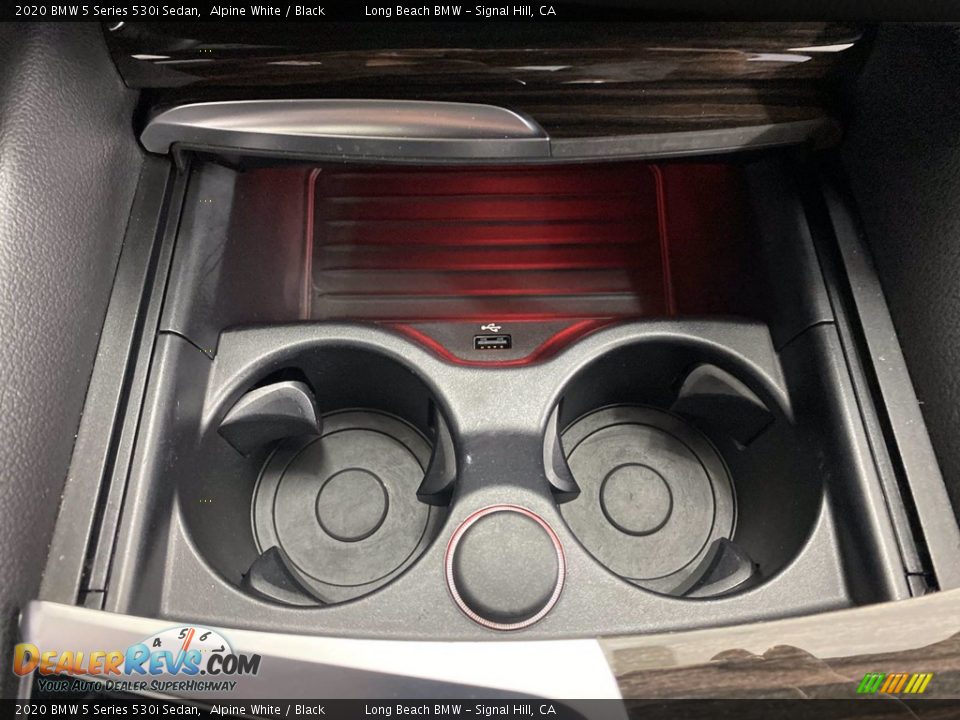 2020 BMW 5 Series 530i Sedan Alpine White / Black Photo #26