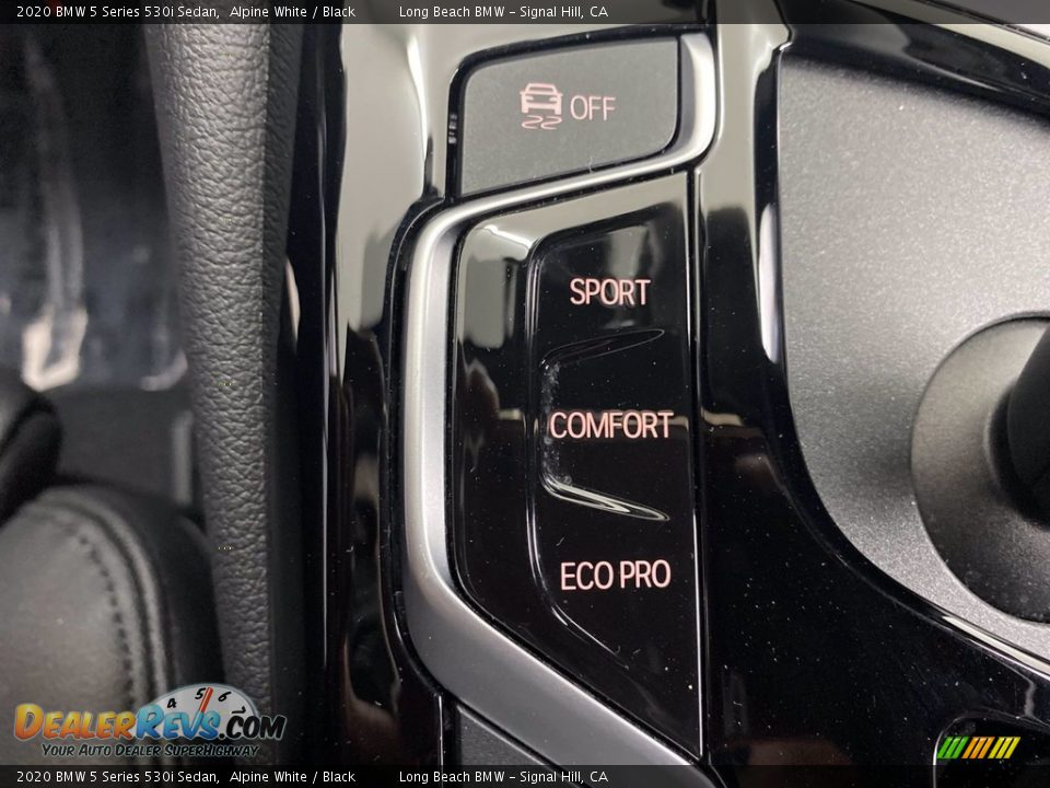 2020 BMW 5 Series 530i Sedan Alpine White / Black Photo #28