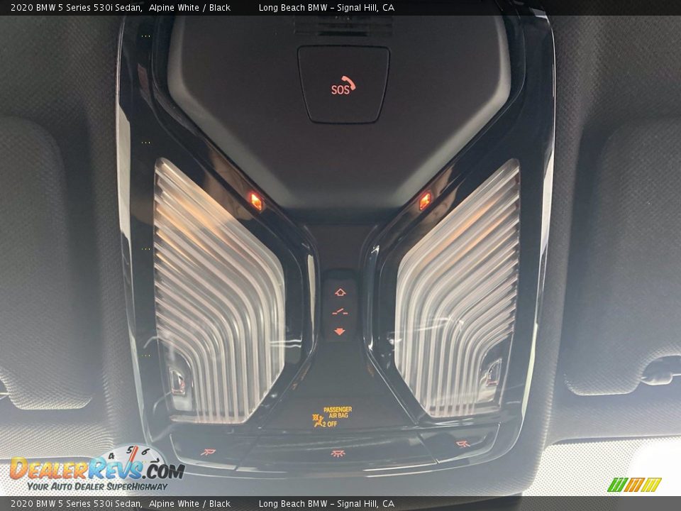 2020 BMW 5 Series 530i Sedan Alpine White / Black Photo #30