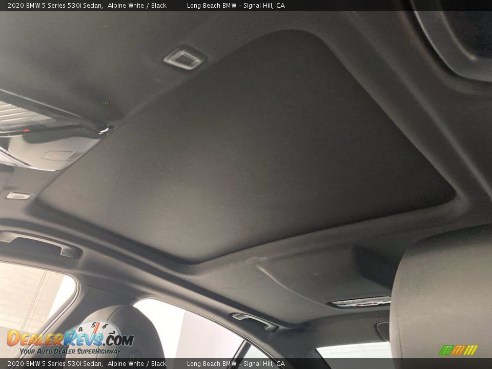 2020 BMW 5 Series 530i Sedan Alpine White / Black Photo #31