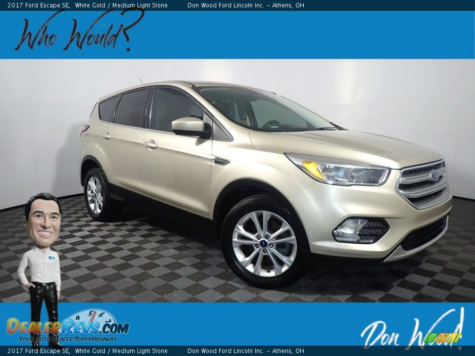 2017 Ford Escape SE White Gold / Medium Light Stone Photo #1
