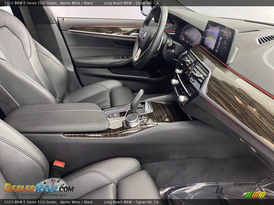 2020 BMW 5 Series 530i Sedan Alpine White / Black Photo #33
