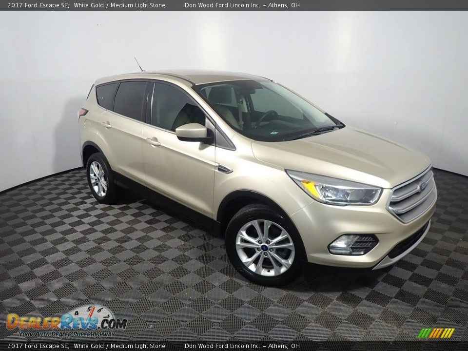 2017 Ford Escape SE White Gold / Medium Light Stone Photo #3