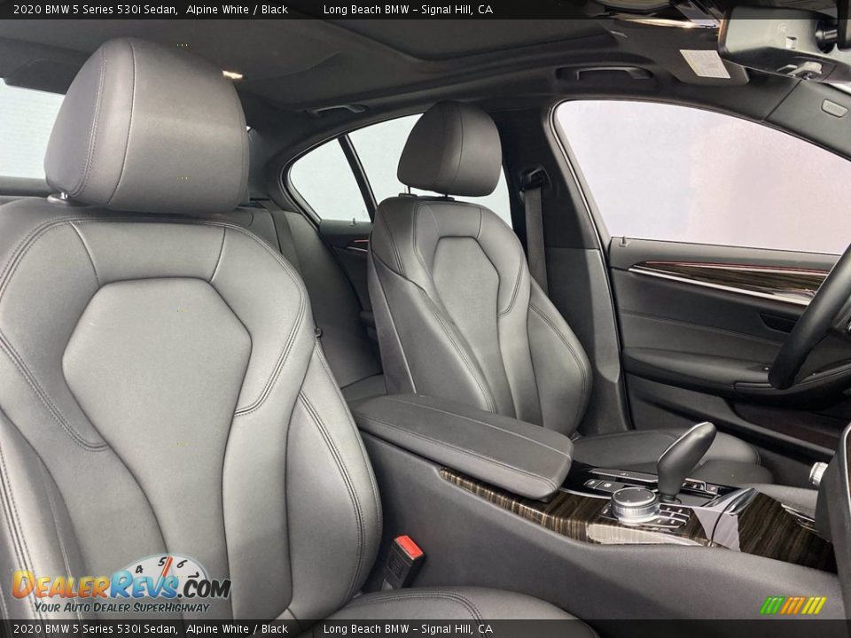2020 BMW 5 Series 530i Sedan Alpine White / Black Photo #34