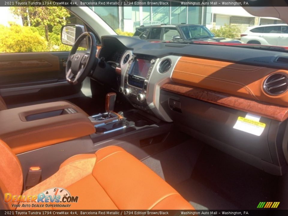 Dashboard of 2021 Toyota Tundra 1794 CrewMax 4x4 Photo #8