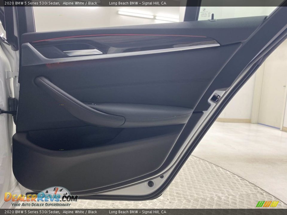 2020 BMW 5 Series 530i Sedan Alpine White / Black Photo #35