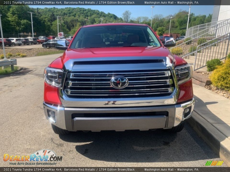 2021 Toyota Tundra 1794 CrewMax 4x4 Barcelona Red Metallic / 1794 Edition Brown/Black Photo #9