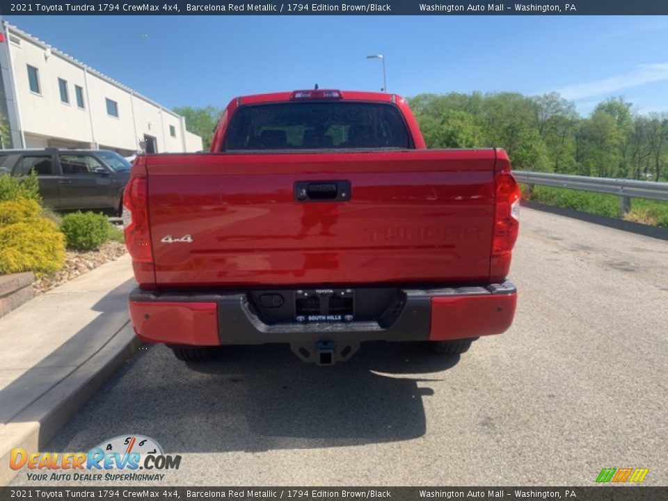 2021 Toyota Tundra 1794 CrewMax 4x4 Barcelona Red Metallic / 1794 Edition Brown/Black Photo #11