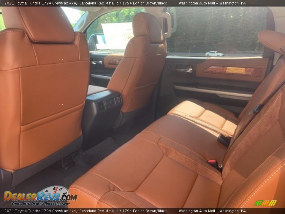 Rear Seat of 2021 Toyota Tundra 1794 CrewMax 4x4 Photo #17