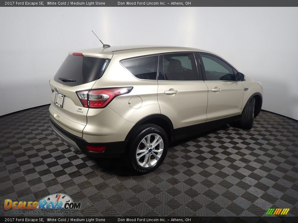 2017 Ford Escape SE White Gold / Medium Light Stone Photo #17