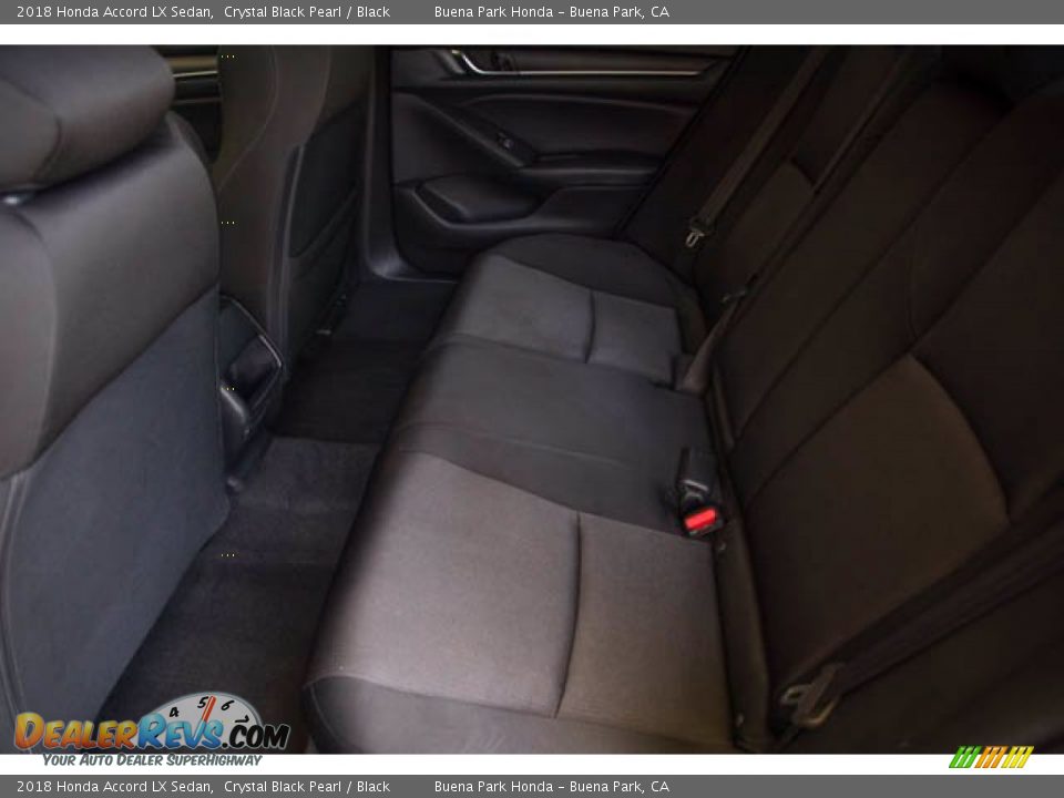 2018 Honda Accord LX Sedan Crystal Black Pearl / Black Photo #4