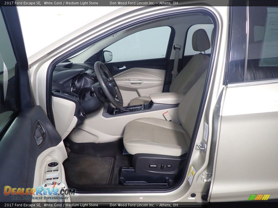 2017 Ford Escape SE White Gold / Medium Light Stone Photo #23