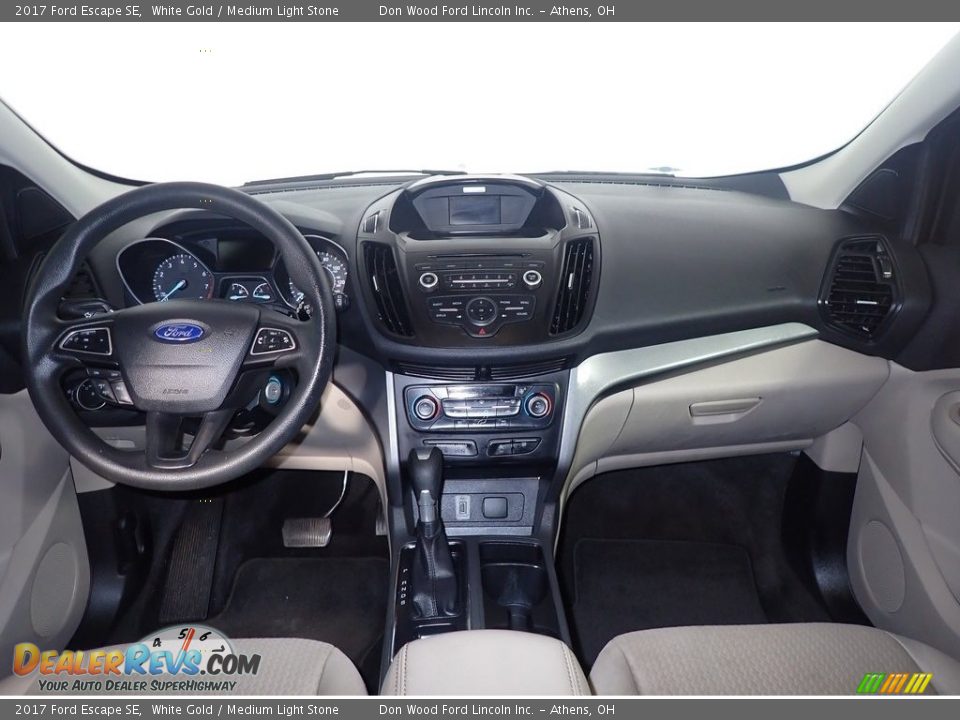 2017 Ford Escape SE White Gold / Medium Light Stone Photo #25