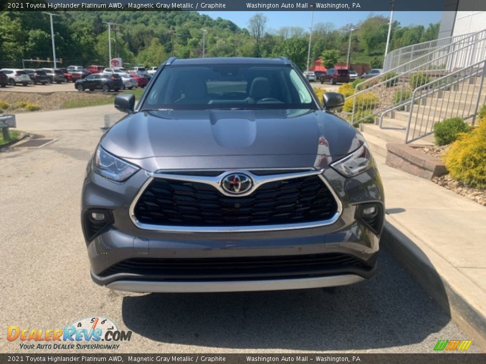 2021 Toyota Highlander Platinum AWD Magnetic Gray Metallic / Graphite Photo #10