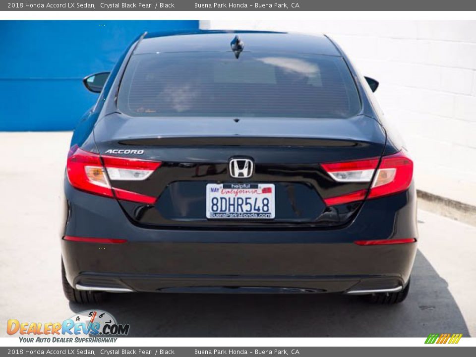 2018 Honda Accord LX Sedan Crystal Black Pearl / Black Photo #11