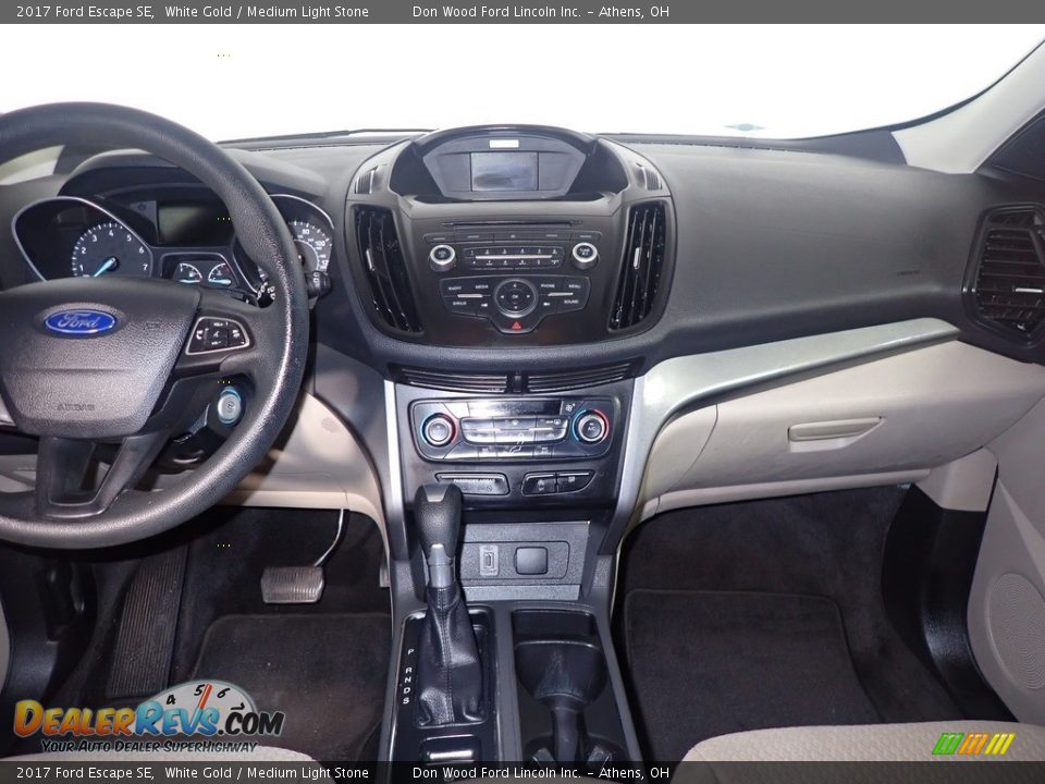 2017 Ford Escape SE White Gold / Medium Light Stone Photo #26
