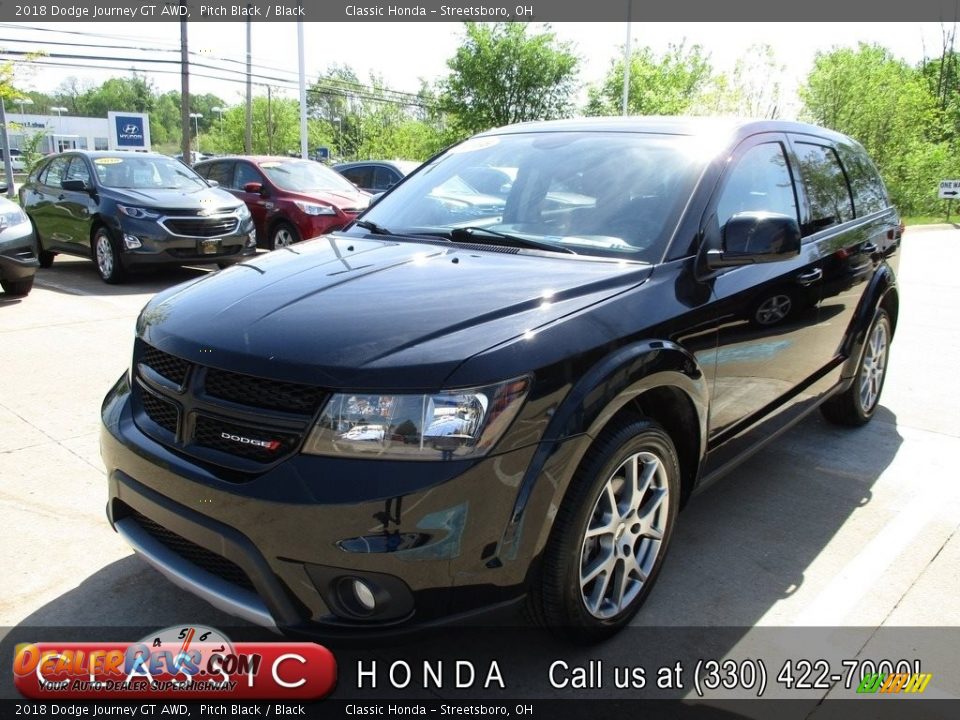 2018 Dodge Journey GT AWD Pitch Black / Black Photo #1