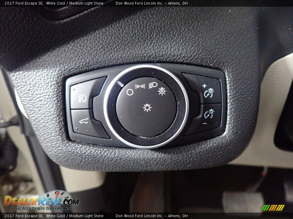 2017 Ford Escape SE White Gold / Medium Light Stone Photo #32