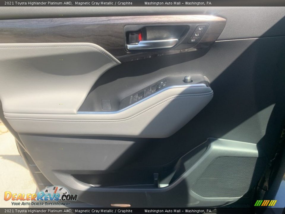 2021 Toyota Highlander Platinum AWD Magnetic Gray Metallic / Graphite Photo #18