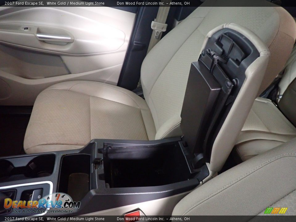 2017 Ford Escape SE White Gold / Medium Light Stone Photo #34