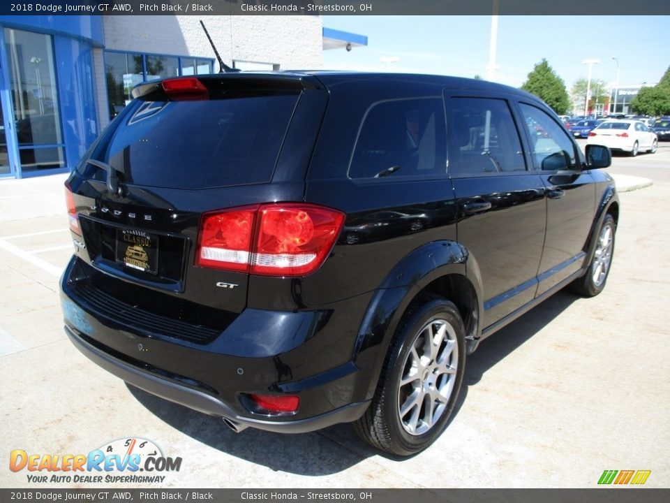 2018 Dodge Journey GT AWD Pitch Black / Black Photo #7