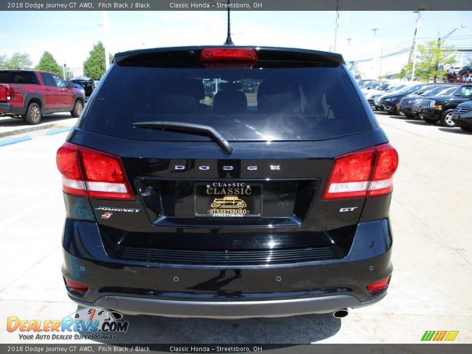 2018 Dodge Journey GT AWD Pitch Black / Black Photo #8