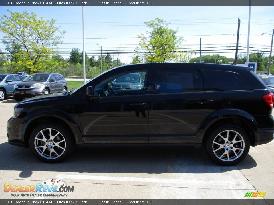 2018 Dodge Journey GT AWD Pitch Black / Black Photo #10