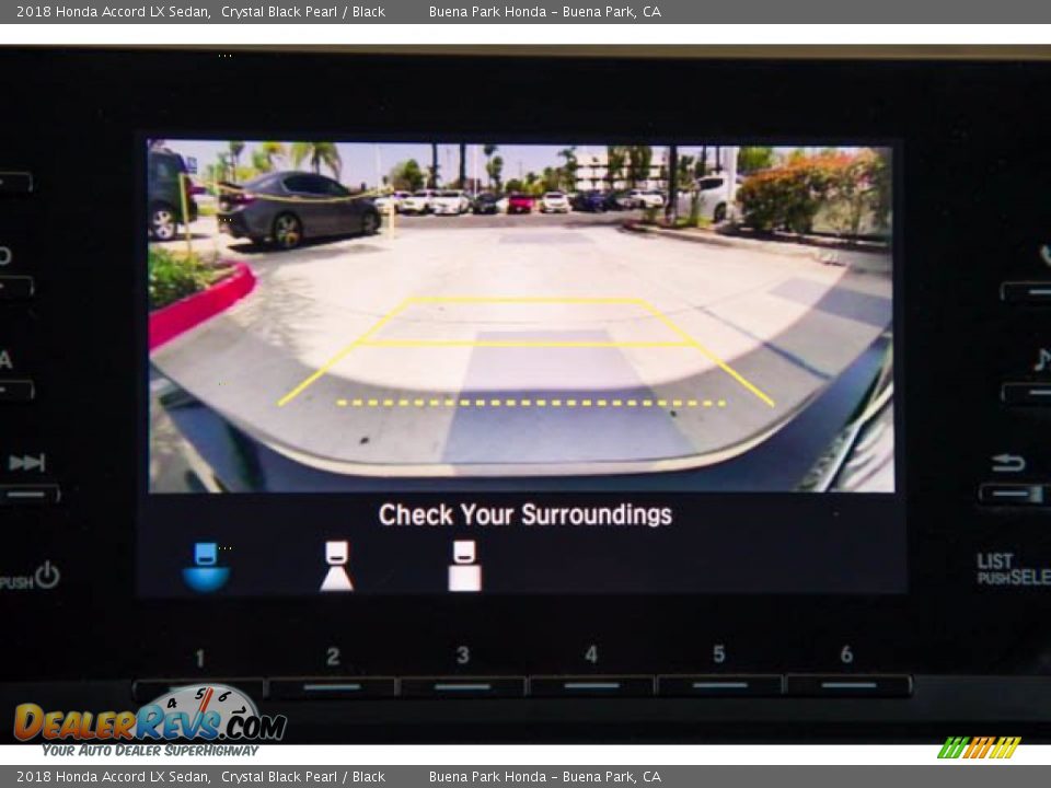 2018 Honda Accord LX Sedan Crystal Black Pearl / Black Photo #28
