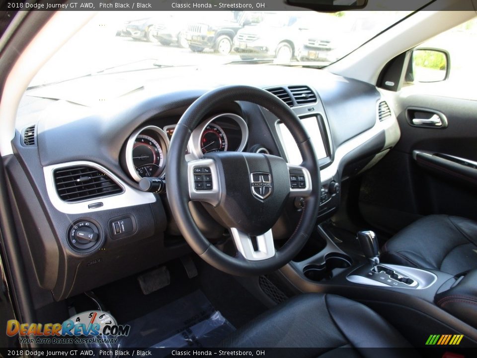 2018 Dodge Journey GT AWD Pitch Black / Black Photo #30