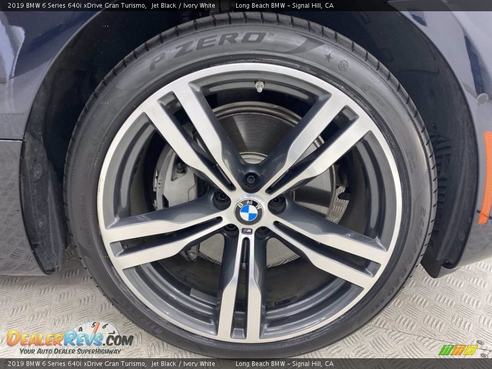 2019 BMW 6 Series 640i xDrive Gran Turismo Jet Black / Ivory White Photo #6