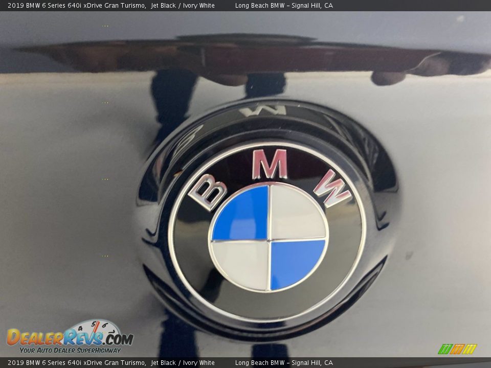 2019 BMW 6 Series 640i xDrive Gran Turismo Jet Black / Ivory White Photo #10