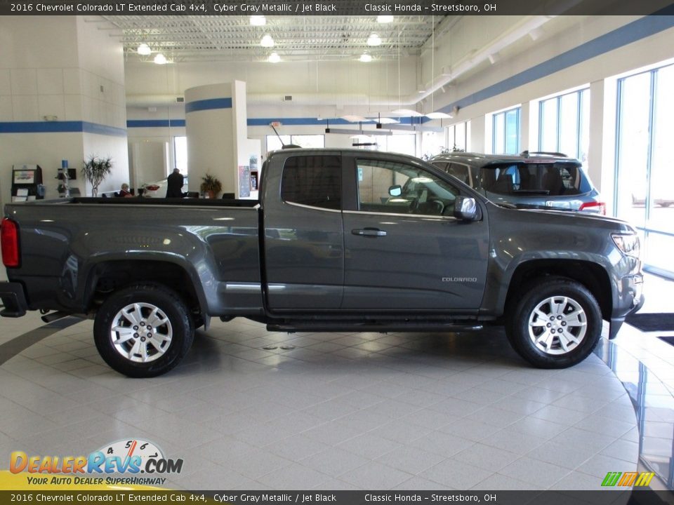 Cyber Gray Metallic 2016 Chevrolet Colorado LT Extended Cab 4x4 Photo #4