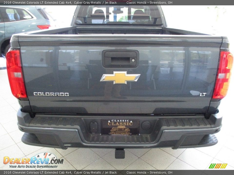 2016 Chevrolet Colorado LT Extended Cab 4x4 Cyber Gray Metallic / Jet Black Photo #10