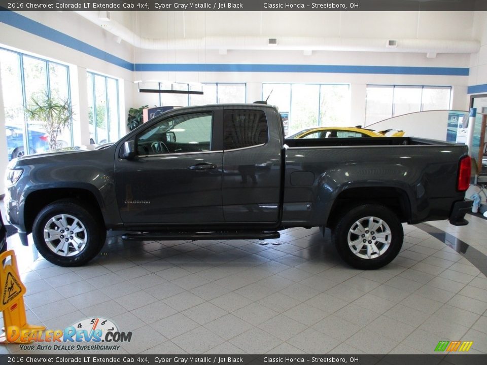 Cyber Gray Metallic 2016 Chevrolet Colorado LT Extended Cab 4x4 Photo #11