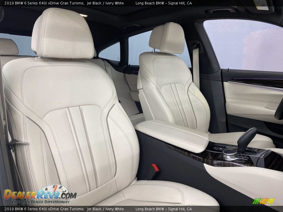 2019 BMW 6 Series 640i xDrive Gran Turismo Jet Black / Ivory White Photo #34
