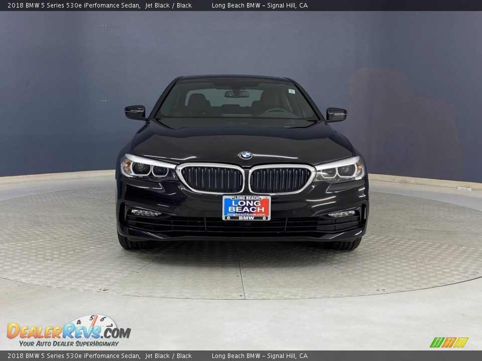 2018 BMW 5 Series 530e iPerfomance Sedan Jet Black / Black Photo #2