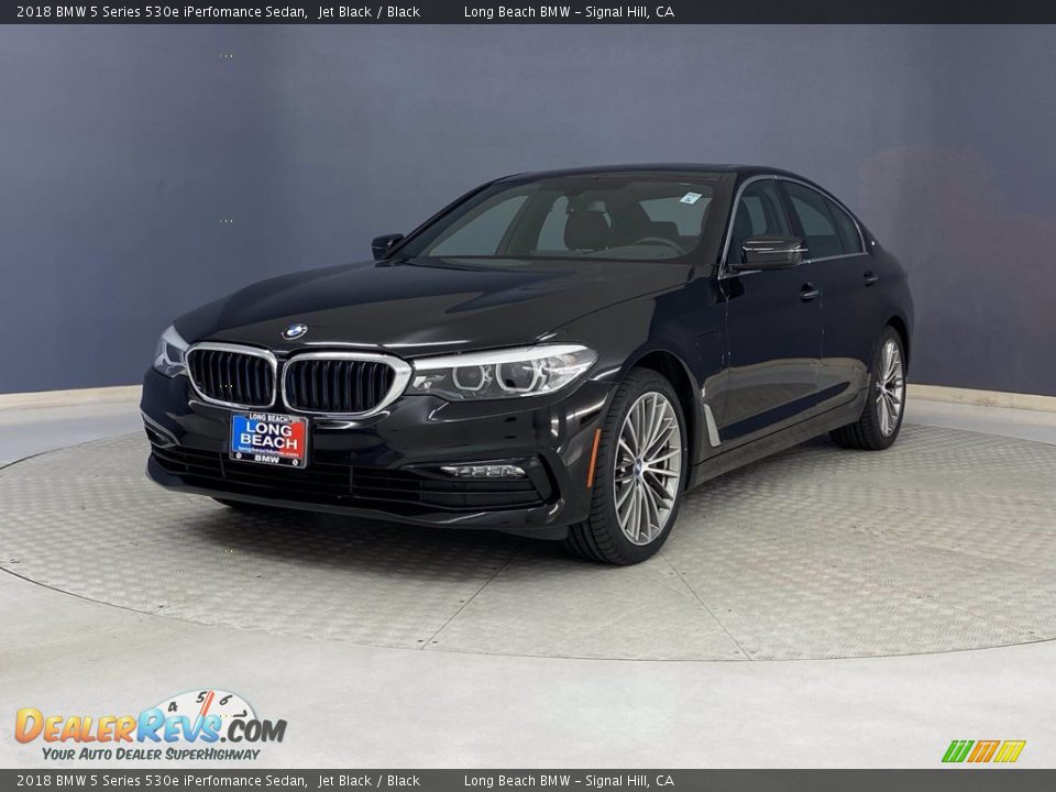 2018 BMW 5 Series 530e iPerfomance Sedan Jet Black / Black Photo #3