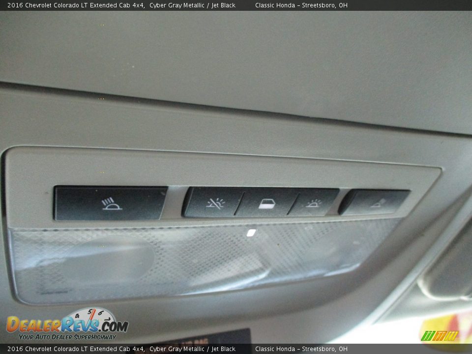 2016 Chevrolet Colorado LT Extended Cab 4x4 Cyber Gray Metallic / Jet Black Photo #35