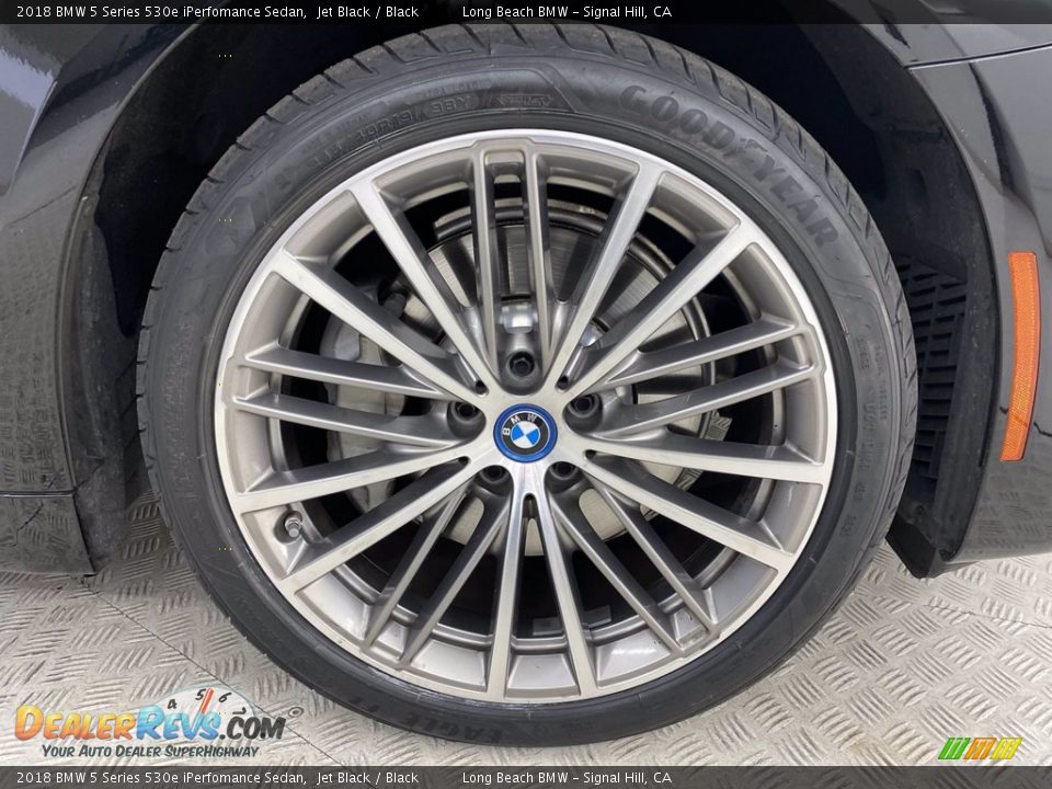 2018 BMW 5 Series 530e iPerfomance Sedan Jet Black / Black Photo #6