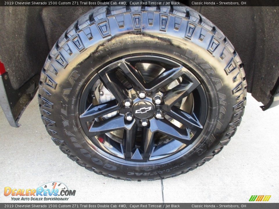 2019 Chevrolet Silverado 1500 Custom Z71 Trail Boss Double Cab 4WD Cajun Red Tintcoat / Jet Black Photo #5