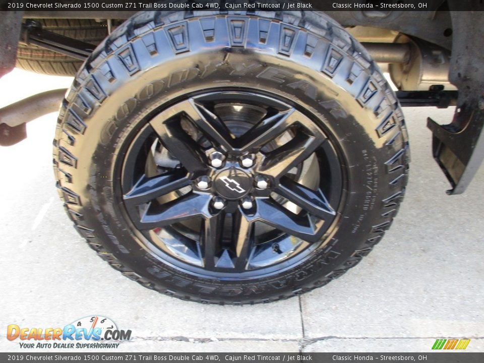 2019 Chevrolet Silverado 1500 Custom Z71 Trail Boss Double Cab 4WD Cajun Red Tintcoat / Jet Black Photo #6