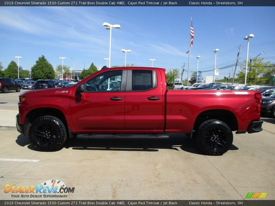 Cajun Red Tintcoat 2019 Chevrolet Silverado 1500 Custom Z71 Trail Boss Double Cab 4WD Photo #10