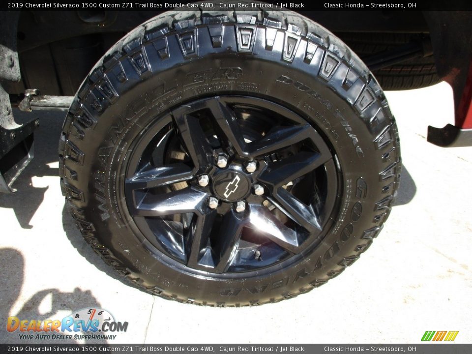 2019 Chevrolet Silverado 1500 Custom Z71 Trail Boss Double Cab 4WD Cajun Red Tintcoat / Jet Black Photo #11
