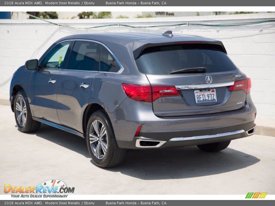 2018 Acura MDX AWD Modern Steel Metallic / Ebony Photo #2