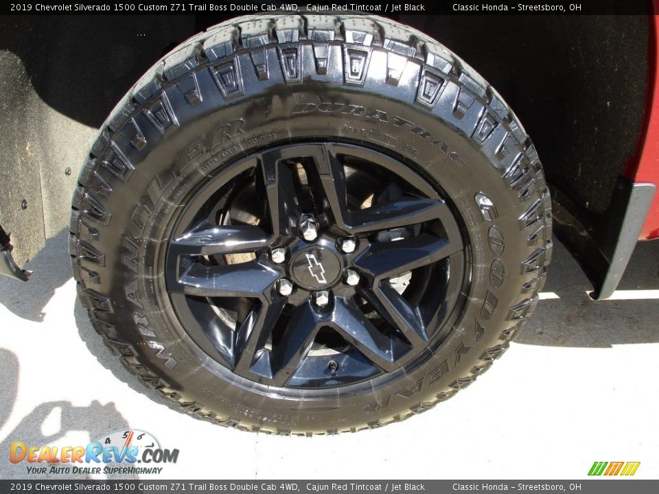 2019 Chevrolet Silverado 1500 Custom Z71 Trail Boss Double Cab 4WD Cajun Red Tintcoat / Jet Black Photo #12