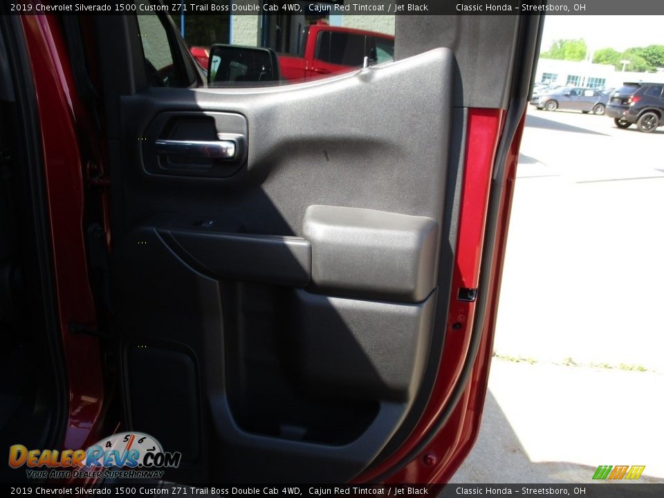 2019 Chevrolet Silverado 1500 Custom Z71 Trail Boss Double Cab 4WD Cajun Red Tintcoat / Jet Black Photo #19