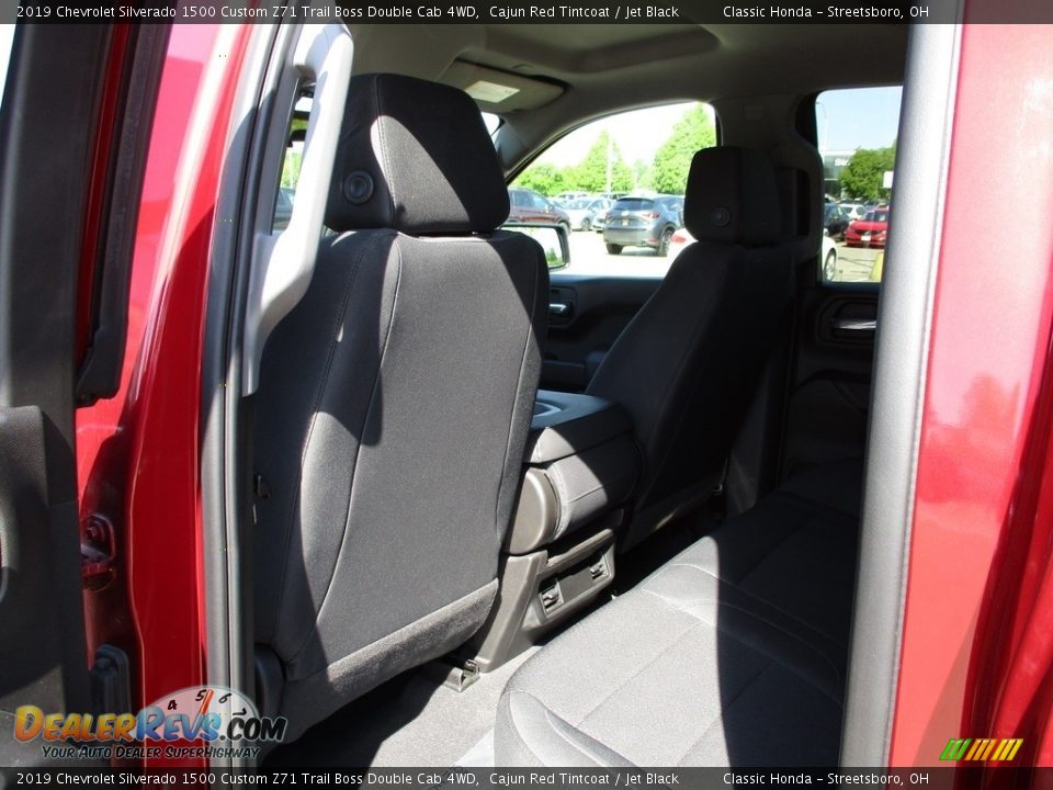 2019 Chevrolet Silverado 1500 Custom Z71 Trail Boss Double Cab 4WD Cajun Red Tintcoat / Jet Black Photo #24